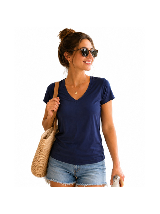 Boladeci Tops - Women’s UPF 50+ Short Sleeve Shirt – Boladeci – Dark Blue – Size S – NWT